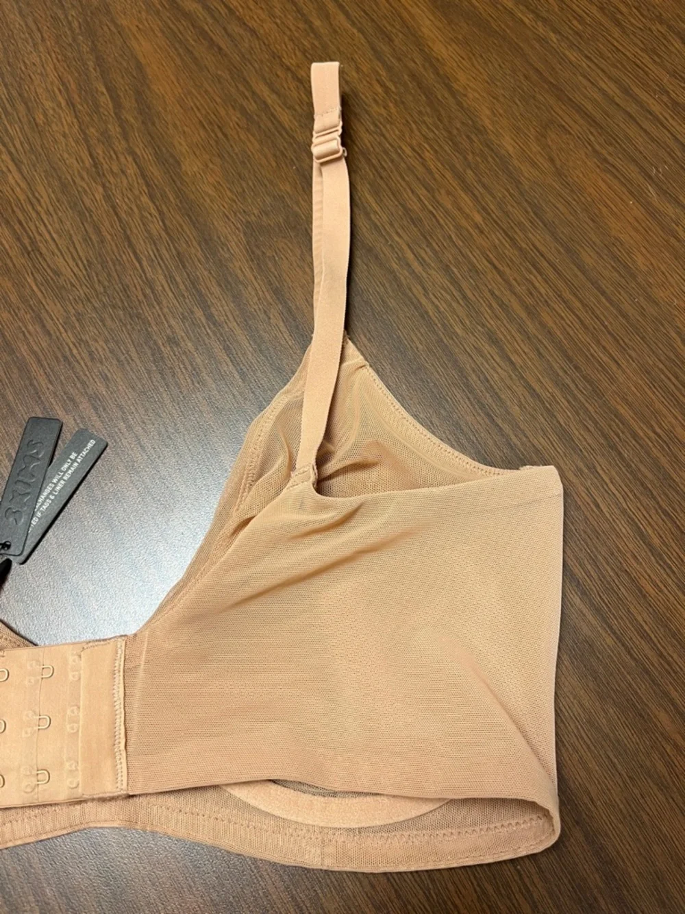Skims Mesh One Wire Bra in Ochre, size 36 DD, new with tags - Picture 7 of 12